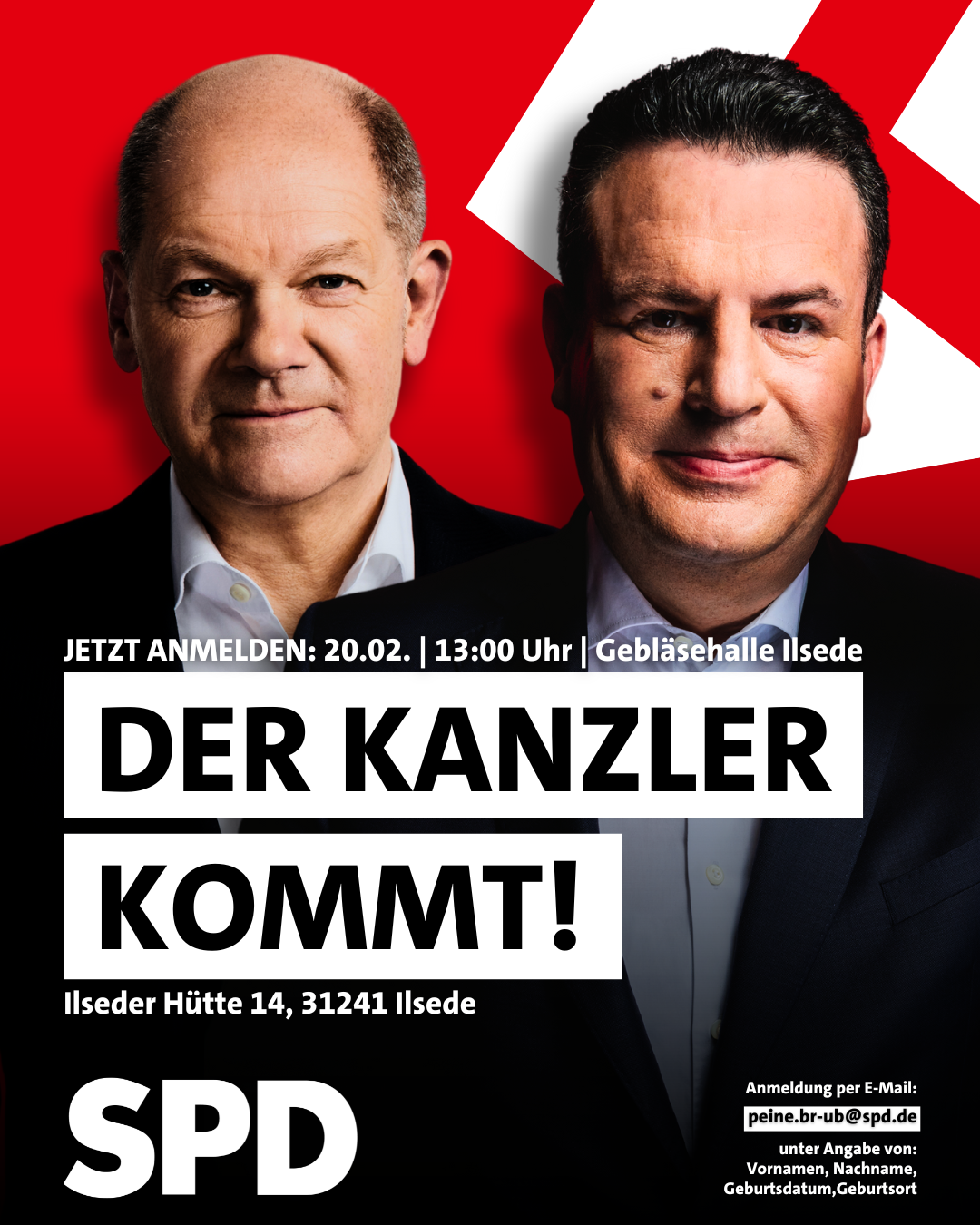 Der Kanzler kommt nach Ilsede