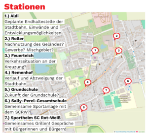 Zuhörtour - Route